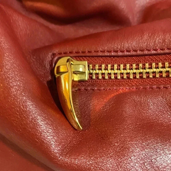 Rachel Zoe red leather tote handbag